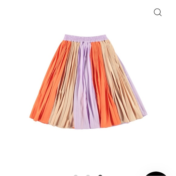 Colorful Pleated Skirt by Molo. Euro 158 - Picture 3 of 5